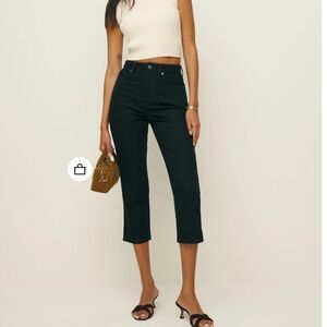 REFORMATION Lucy High Rise Capri Jeans